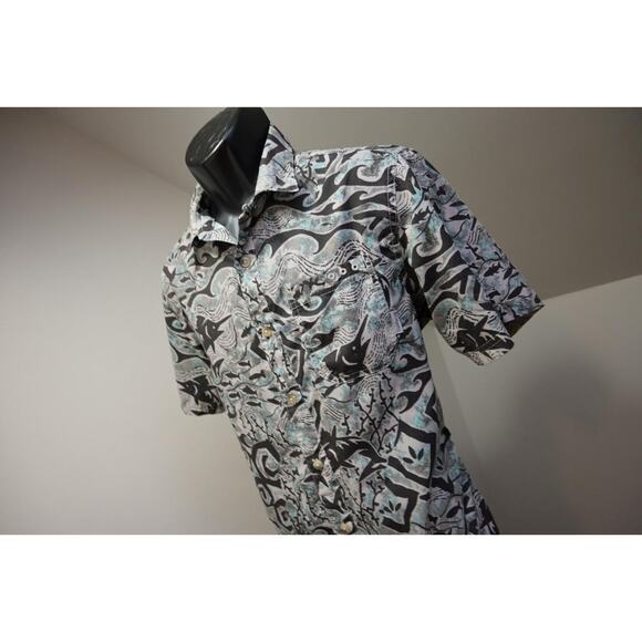 Columbia Vented Fishing Shirt PFG Floral Omni-Shade Camp Shirt Mens Sz Small - Picture 3 of 12